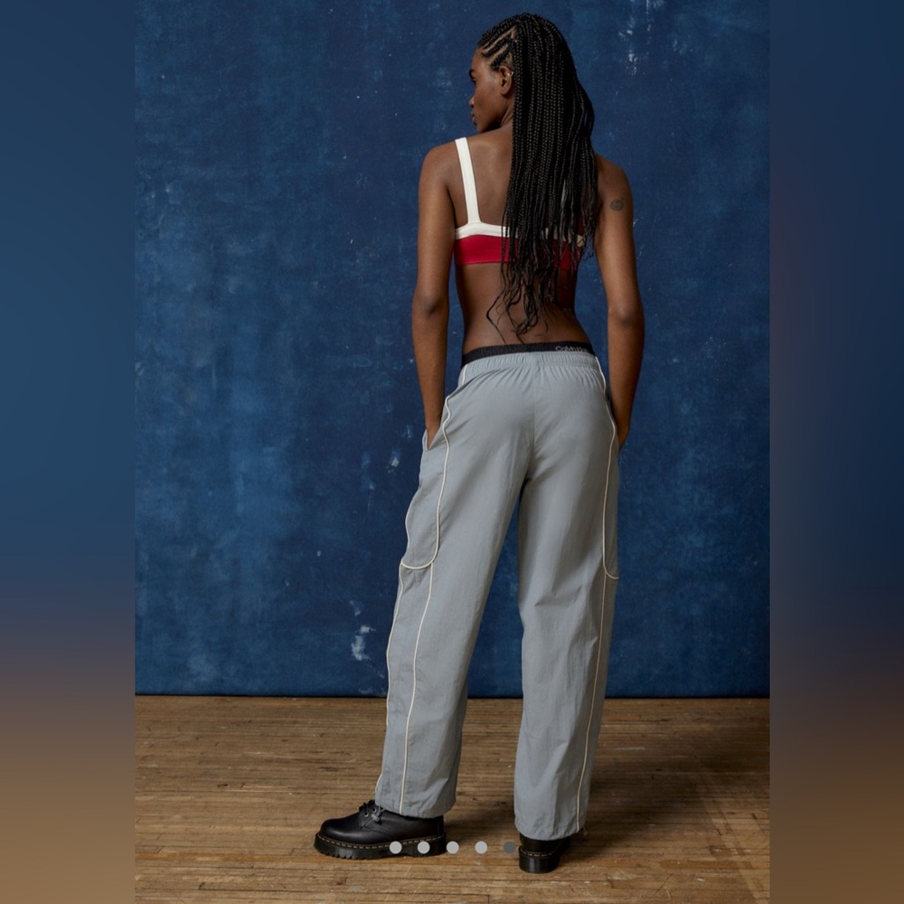 Urban Outfitters BDG Jess Nylon Straight Leg Trackpant